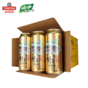 青岛 山水啤酒 醉美500ml*12听*3箱