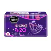 PLUS会员！ kotex 高洁丝 放肆睡夜用棉柔丝薄卫生巾 42cm*9片