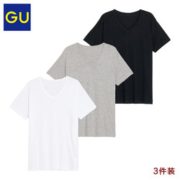5日0点！ GU 极优 325959 男士短袖T恤 3条装 59元包邮