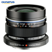 OLYMPUS 奥林巴斯 M.ZUIKO DIGITAL ED 12mm f2.0 广角定焦镜头 黑色