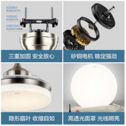 OPPLE 欧普照明 吊扇灯 白色玉风s 23w