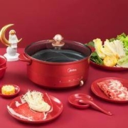 聚划算百亿补贴：Midea 美的 DY28E212R 鸳鸯电火锅 5L