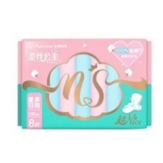 PLUS会员：全棉时代 20奈丝公主青春版 卫生巾290mm 8片/包*6件