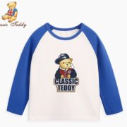 柔软亲肤！Classic Teddy 精典泰迪 儿童长袖T恤 19.9元（需买2件，共39.8元包邮）