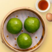 Q弹十足！珍味小梅园 豆沙味青团 6粒/360g 6.9元包邮（双重优惠）