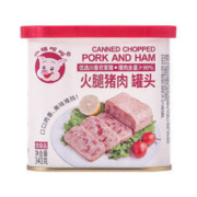 小猪呵呵 火腿猪肉罐头 340g*6件