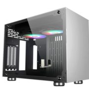 26日0点！FSP 全汉 CST410 ITX机箱 银色 379元包邮