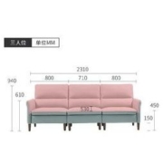 ZUOYOU 左右家私 DZY5089 真皮沙发 三人位