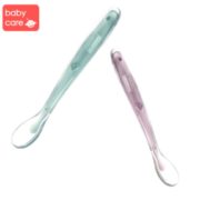 食品级材质！Babycare 儿童硅胶软勺 2只装