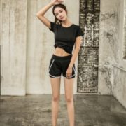 速干面料！丹洛栢 春夏季女士瑜伽服套装 2件套