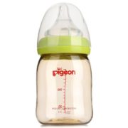 pigeon 贝亲 宽口径PPSU奶瓶 160ml SS号奶嘴