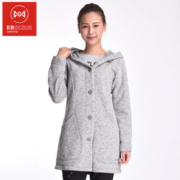 地球科学家 Polartec Thermal Pro 中长款 女高保暖厚抓绒衣