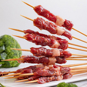 6月鲜嫩羔羊，手工穿制：300gx3件 睿澳 招牌羊肉串 半成品
