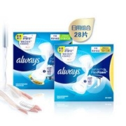 护舒宝 液体卫生巾日用组合28片装(240mm*18片+270mm*10片 ） *3件+凑单品