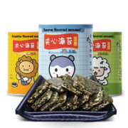 海蓝蓝 夹心海苔脆 芝麻夹心 即食海苔50g*4件