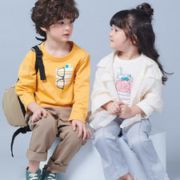 日本超高人气童装品牌 petit main 春款男女童日系时尚纯棉长袖T恤