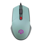 Rantopad 镭拓 GF10 有线鼠标 游戏鼠标 浅蓝色