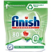 英亚销量第一！0添加！80块 Finish 亮碟 0%添加 洗碗机专用洗涤块