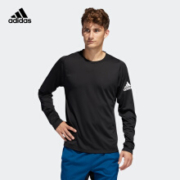 16日0点：adidas 阿迪达斯 男装训练运动圆领套头长袖T恤DQ2846