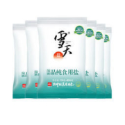 雪天 绿色无碘食用盐 400g*7袋