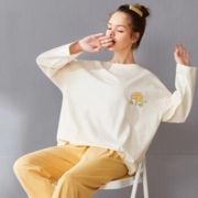TINSINO 纤丝鸟 WHY9150002 女士纯棉家居服套装