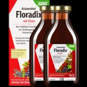 德国原装 莎露斯 Salus floradix红铁元 500ml*2瓶 儿童孕妇女补铁补气血