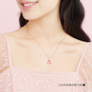 聚划算百亿补贴： CHOW TAI SENG 周大生 K0PC0123 女士18K金项链