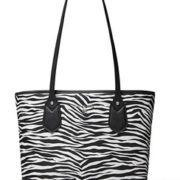Michael Kors Eva 女士小号斑马纹托特包