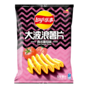京东PLUS会员：乐事 休闲零食 大波浪薯片番茄味 135克 *8件