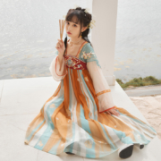 十三余 cosplay瑶遇见神鹿 长袖连衣裙 王者荣耀联名款