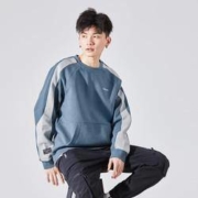 Tonlion 唐狮 62611FC0025451659 男士拼接圆领卫衣