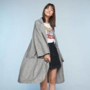Cache Cache 捉迷藏 8801002734 女士中长款风衣