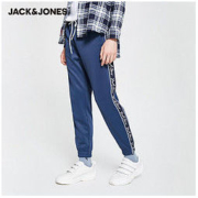 JACK JONES 杰克琼斯 220214504 男士拼接束脚运动裤