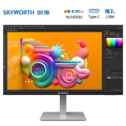 22点：Skyworth 创维 28U1 28英寸IPS显示器（4K、90%P3、HDR10、Type-C）