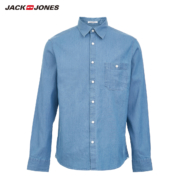 JackJones 杰克琼斯 219305513 男士弹力牛仔棉衬衫