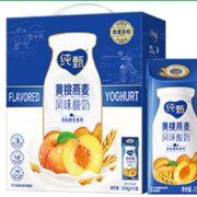 88VIP！MENGNIU 蒙牛 纯甄燕麦+黄桃口味果粒酸奶 200g*10盒