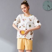 纤丝鸟 WHY9150034 女士纯棉家居服套装