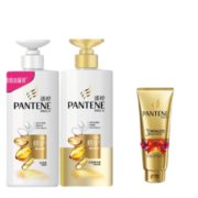 潘婷氨基酸洗护套装 乳液修护洗发水500ml+护发素500ml