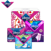 8日12点： Libresse 薇尔 卫生巾日夜组合 3包（日用285mm*8p+夜用320mm*8p+裤型L码*1P）