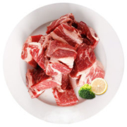 蟹优美 冷冻国产牛肉块 2斤