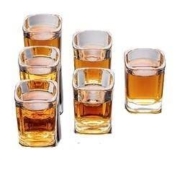 Zoikou 象扣 玻璃白酒杯 65ml 6个