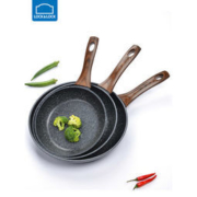 乐扣乐扣 麦饭石平底不粘煎锅 20cm