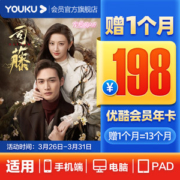 优酷VIP会员年卡 13个月 手机+电脑+平板