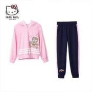 京东PLUS会员： Hello Kitty 凯蒂猫 女童卫衣长裤运动套装