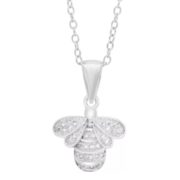 Macy's 梅西 Cubic Zirconia 锆石 小蜜蜂项链