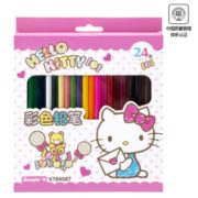 容易上色！GuangBo 广博 KT84087 24色彩色铅笔 凯蒂猫 2.95元（需买5件，双重优惠，共14.75元）