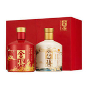 沱牌舍得 品味舍得中国神话人物套装（雷神火神）52度500mL×2 礼盒装 浓香型白酒