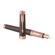 PARKER 派克 Premier首席系列 巧克力玫瑰金夹 钢笔 18K F尖