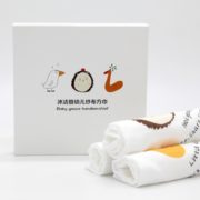 PLUS会员限地区！ 沐洁 婴儿两层纱布纯棉口水巾 30*30cm 3条装 5.5元