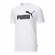 PUMA 彪马 logo男款短袖T恤